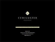 Tablet Screenshot of cemilgezer.com